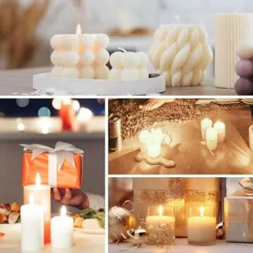 SACATR 2LB Soy Wax for Candle Making, 100% Soy Wax - Natural Candle Wax- No additives and Pure, Premium Quality Candle Wax for Candle Making