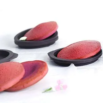 Silicone Mold Rainbow Cake for Kids - Reusable DIY Mold Nonstick Heat - Resistant Muffin Pans Molds - BPA Free - Set of 4