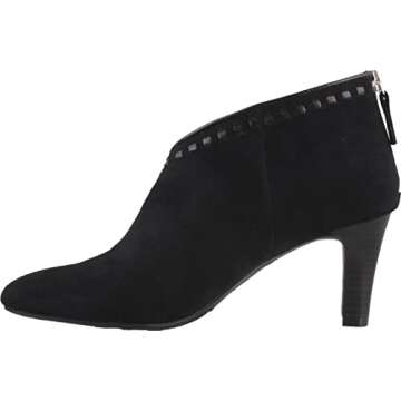 LifeStride Women's GIADA Boot, black, 8.5 2W US