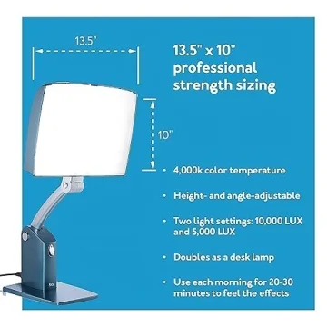 Carex Day-Light Sky Bright Light Therapy Lamp