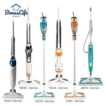 BonusLife Steam Mop Pads for Bissell PowerFresh 1940 1806 Replacement Parts, 8 Pack