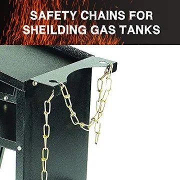Hot Max Welding/Plasma Cutter Cart with Safety Chains