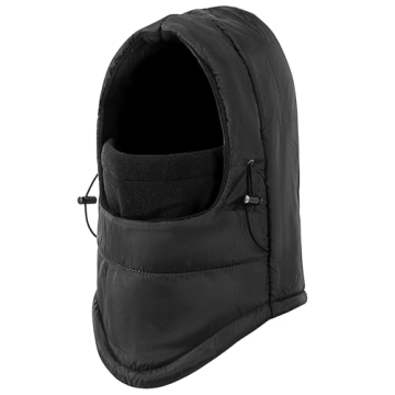 Balaclava Ski Mask Fleece Lining Windproof Warm Adjustable Thermal Winter Cold Weather Face Mask for...