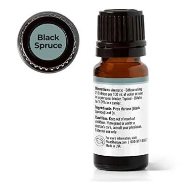 Plant Therapy Black Spruce Essential Oil 10 mL (1/3 oz) 100% Pure, Undiluted, Therapeutic Grade