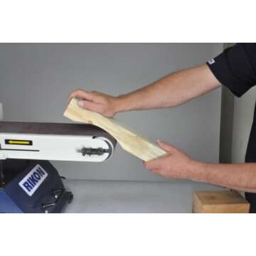 RIKON Power Tools 50-151 Belt with 5" Disc Sander, 1" x 30", Blue