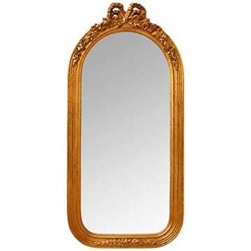 Hickory Manor House Cathedral Bow Mirror/Baroque: Elegant Hand-Painted Home Decor