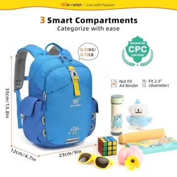SKYSPER Kids Backpack 10L Toddler Daypack for Preschool
