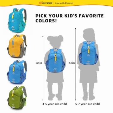 SKYSPER Kids Backpack 10L Toddler Daypack for Preschool