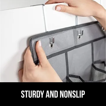 Gorilla Grip Over the Door Shoe Organizer with 24 Mesh Pockets
