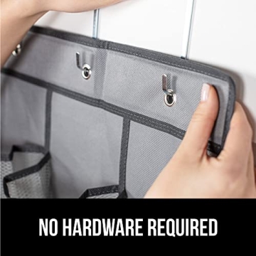 Gorilla Grip Over the Door Shoe Organizer with 24 Mesh Pockets