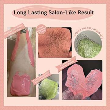 Waxing Kit for Women and Men, GIRLEARLE Wax Warmer Hair Removal at Home with Beads, Multiple Formula...