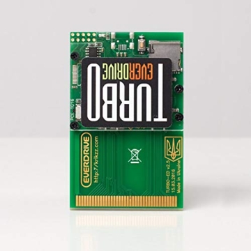 Turbo EverDrive v2.4 Flash Cart for the NEC TurboGrafx-16 or PCEngine system runs games.