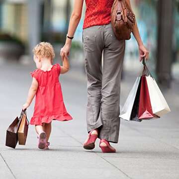 Ethan & Emma Stroller Hooks - Carabiner Shape Design for Reinforced Strength - Organizer Hook Clip f...