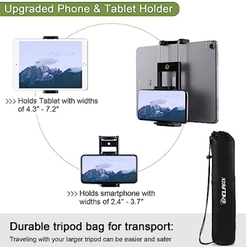 Endurax 66 Tripod Heavy Duty Stand Quick Release Plate