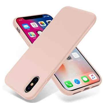 OTOFLY Compatible with iPhone Xs Case/iPhone X Case,Ultra Slim Fit iPhone Case Liquid Silicone Gel C...