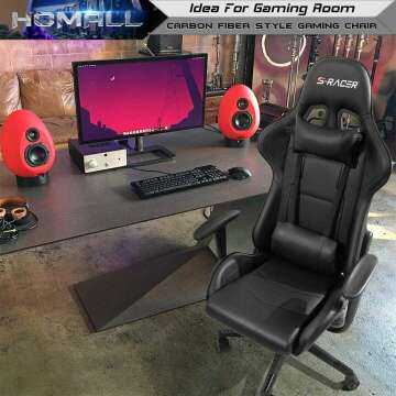 Ergonomic Homall Gaming Chair with Lumbar Support