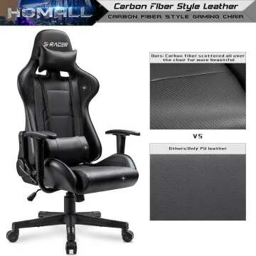 Ergonomic Homall Gaming Chair with Lumbar Support