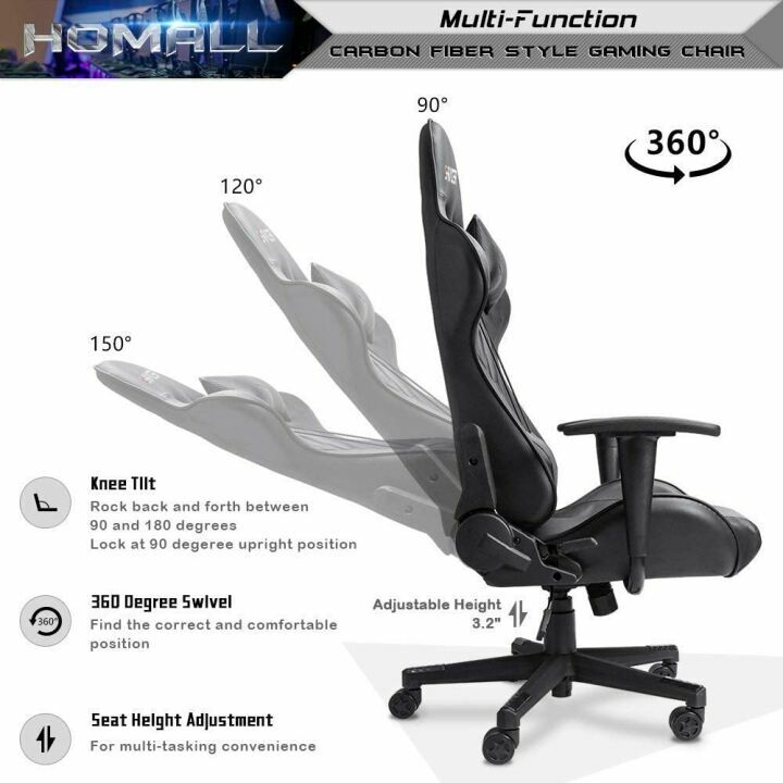 Ergonomic Homall Gaming Chair with Lumbar Support