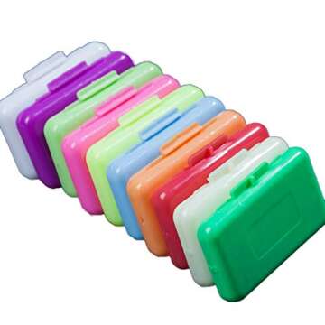 KISEER 24 Pack Colorful Orthodontic Wax Dental Care Wax for Braces Wearer