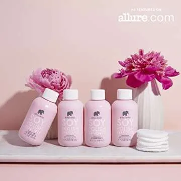 ella+mila Soy Nail Polish Remover Non-Acetone Nail Polish Remover - Non-Toxic Fingernail Polish Remover - Enriched with Lavender Essential Oil & Vitamins A,C & E (4 fl oz)