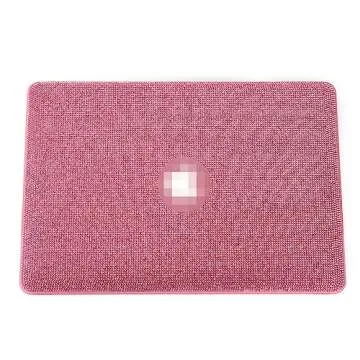 Bling Diamond Case for MacBook Compatible with 2018-2020 MacBook Air 13 inch A2179 A1932 A2337,Pro 13 inch Case 2016-2020 A2251 A2289 A2159 A1989 A1706 A1708 (MacBook Air 13 inch, Pink)