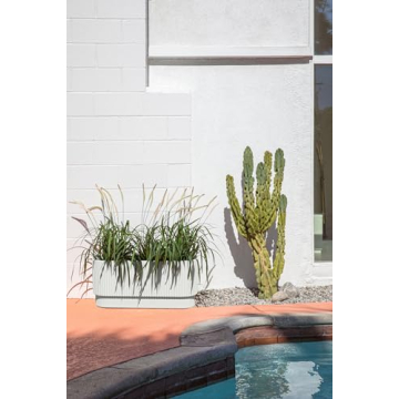 Veradek Demi Long Planter Durable Modern Outdoor Décor