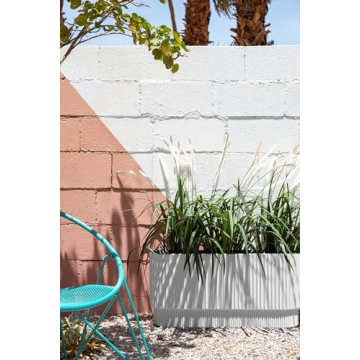Veradek Demi Long Planter Durable Modern Outdoor Décor