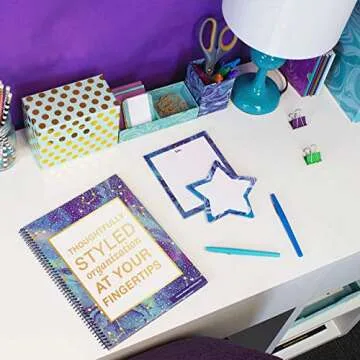 Carson Dellosa 6-Pack of Aim High File Folders, Paper Organizers With Pockets for Filing Cabinet, Desk Accessories for Classroom Organization and More, Teacher Must Haves, Office Supplies