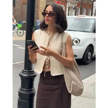 Wyeysyt Women's Crochet Vest - Versatile All-Season Fashion