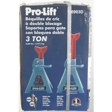 3-Ton Pro-LifT T-6903D Double Pin Jack Stands for Safety