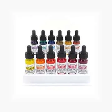 Vibrant Dr. Ph. Martin's Hydrus Watercolor Set - 12 Colors