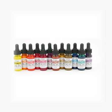 Vibrant Dr. Ph. Martin's Hydrus Watercolor Set - 12 Colors