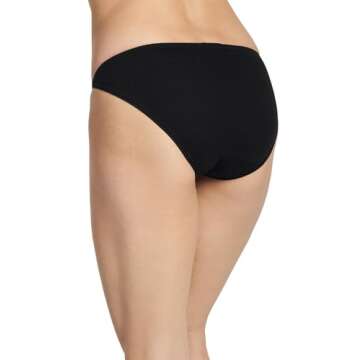 Jockey Women's Underwear Elance String Bikini - 3 Pack, Black, 6