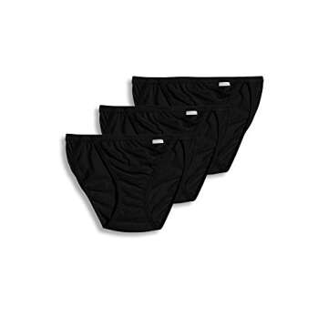 Jockey Women's Underwear Elance String Bikini - 3 Pack, Black, 6