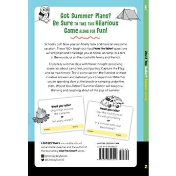 Would You Rather? Summer Edition: Laugh-Out-Loud Game for Camping, Road Trips, and Vacation Travel