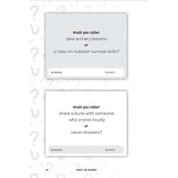 Would You Rather? Summer Edition: Laugh-Out-Loud Game for Camping, Road Trips, and Vacation Travel