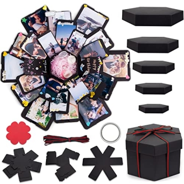Koogel Explosion Gift Box - Handmade Photo Album Surprise for Loved Ones