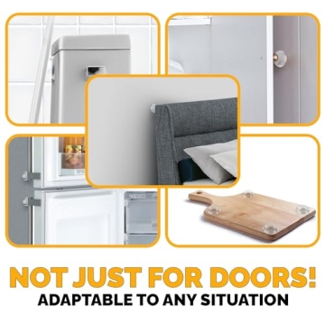 Ducki Door Stoppers - Quiet, Reusable Wall Protectors