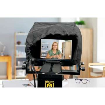 Glide Gear TMP 50 10" Smartphone Mini Tripod Teleprompter