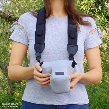 USA Gear Neoprene DSLR Camera Sleeve - Stylish Protection