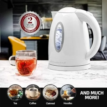 OVENTE Electric Kettle Fast Boiling Cordless 1.7L