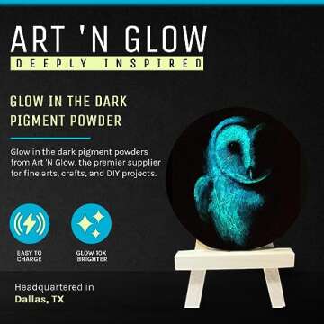 Versatile Glow in The Dark Pigment Powder for Crafts