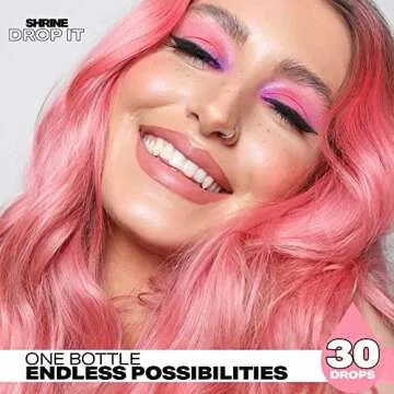Vibrant Temporary Hair Color Drops for Unique Looks