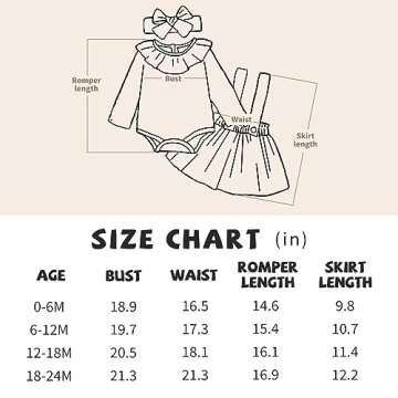 YOUNGER STAR Infant Baby Girl Fall Outfits Romper Jumpsuit Strap Skirt Clothes Set Baby Girl Clothing (6-12 Months,Yellow & Jumpsuit)
