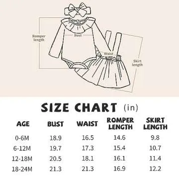 YOUNGER STAR Infant Baby Girl Fall Outfits Romper Jumpsuit Strap Skirt Clothes Set Baby Girl Clothing (6-12 Months,Yellow & Jumpsuit)