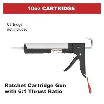 Albion R6B Viper Line Caulking Gun, 1/10 Gallon