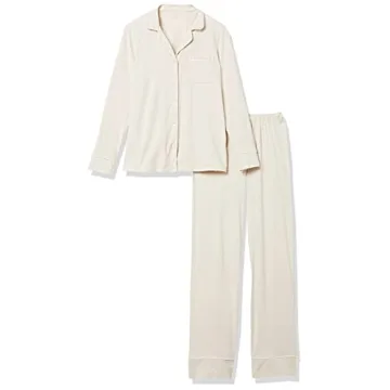 Cozy Cotton Modal Pajama Set for Women - Beige