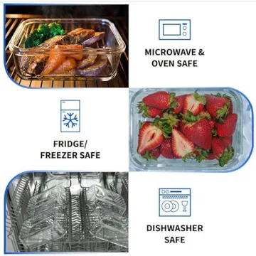 Buy Eco-Friendly DE Glass Food Storage Containers Today
