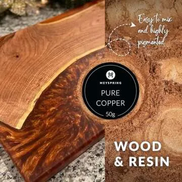 MEYSPRING Pure Copper Mica Powder for Resin Art