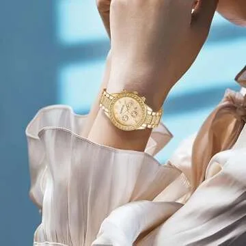 Luxury Unisex Crystal Diamond Watch - Stylish and Elegant